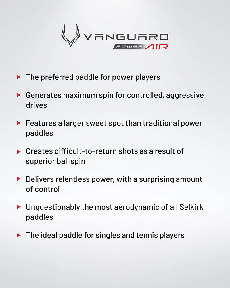 Selkirk Vanguard Power Air S2 Midweight Pickleball Paddle
