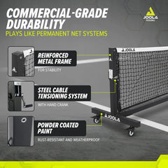 Joola Pro Heavy-Duty Portable Pickleball Net