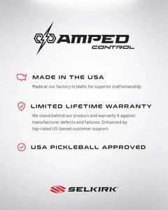 Selkirk Amped Control Invikta Pickleball Paddle