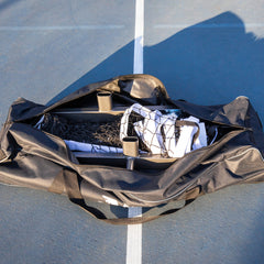 Rhino Pickleball Pro Net with Wheels - 22ft Portable System