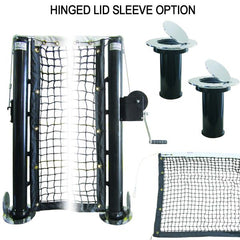 Sentry Permanent Telescoping Pickleball Net Post System by 1st Team