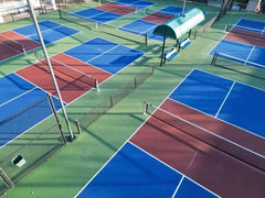 Dominator Surface Mount Pickleball Posts & Net Systems