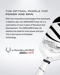 Selkirk Vanguard Power Air Invikta Midweight Pickleball Paddle